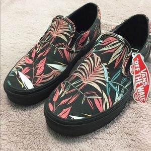 Vans California Print Slip Ons